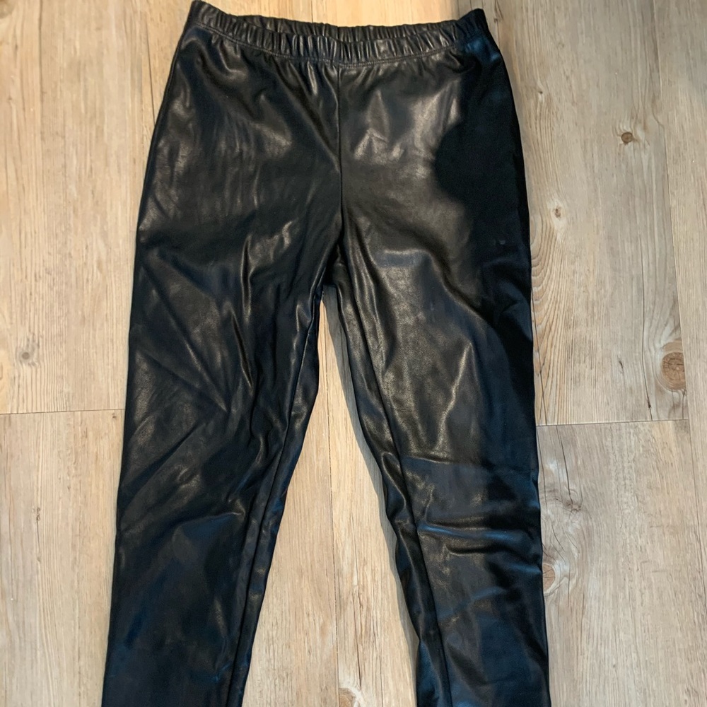 Kittenish faux leather leggings  never worn